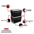 Rubbermaid 24 Gallon ActionPacker Storage Bin, Heavy Duty, Lockable