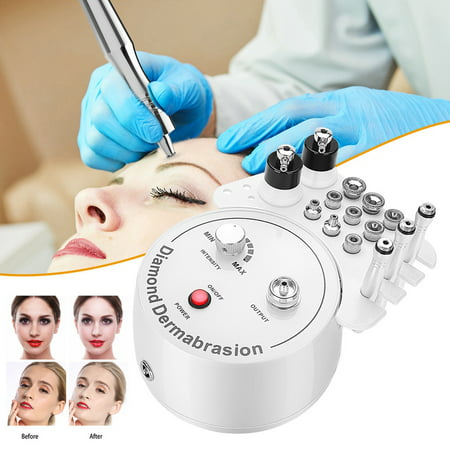 3 in 1 Diamond Microdermabrasion Dermabrasion Machine Facial Beauty Instrument for Home Use(US), Blackhead Acne Removal Machine,  Microdermabrasion