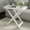 White, variant on Lavish Home Folding End Table with Removable TV Tray, Black