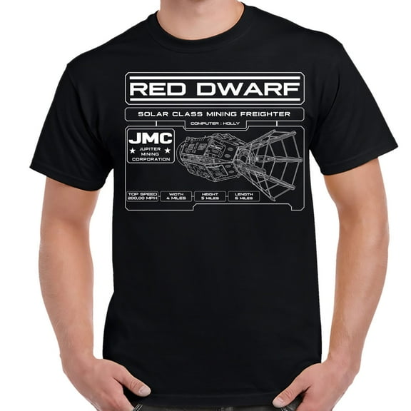 Red Dwarf Ship Specifications Shirt-XXXL