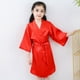 thumbnail image 1 of Pijamas de seda de hielo para niños, ropa de hogar fina de estilo japonés para niños, camisón de seda para niñas, 1 of 5