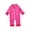 P173 Hot Pink, variant on Tfken Girls Pajamas Jumpsuit Long Sleeve Fall Winter Comfy Casual Sleepwear Homewear Button Daily Wear Soft Loungewear Toddler Comfortable Clothes Size 6-12 Months Pink