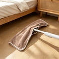 thumbnail image 5 of Microfiber Floor Squeegee Replacement Cloth - Absorbent and Lint-Free Mop Pad for Hard Floor Cleaning - Fits Mop Frames - Reusable, Easy to Clean, 1 Piece,Brown, 5 of 5