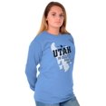 thumbnail image 3 of Great Salt Lake Utah State Pride Long Sleeve TShirt Men Women Brisco Brands S, 3 of 6