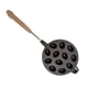 thumbnail image 2 of Necan redonda de 12 cavidades para molde Huevo Waffle Sartén para estufa de gas Hornear para molde, 2 of 7