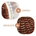 thumbnail image 3 of UPOUART Rustic Style Woven Shape Storage Basket Multi Plastic Iron for Home Decor 1Pack, 3 of 6