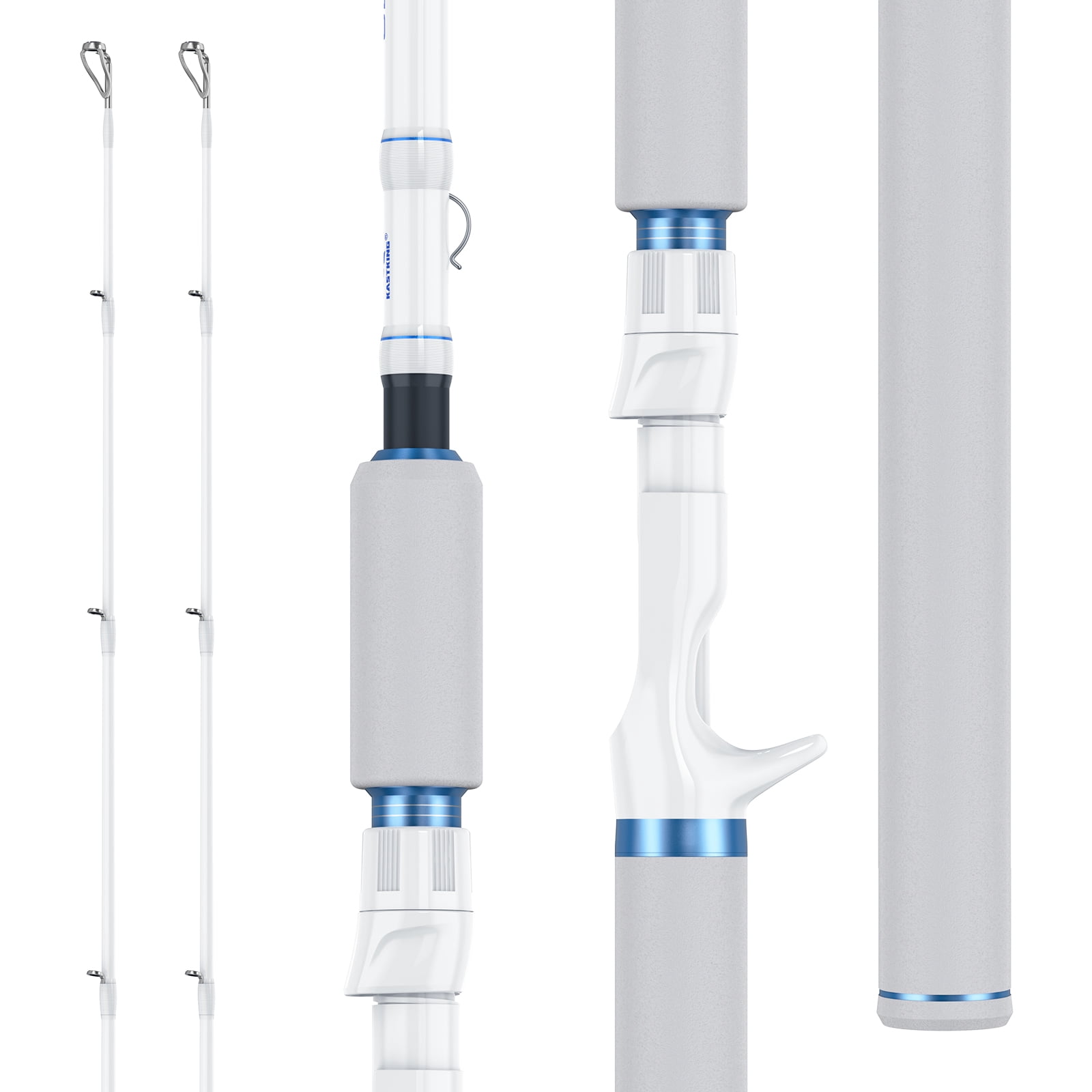 KastKing Travel Fishing Rods, Portable 4/5 Piece Spinning & Casting Rods, Extra Twin-Tip- Centron Lite
