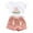 Pink TY2 ropa para niña, variant on GXWEA Girls Outfit Summer Outfits For Girls Toddler Baby Girl Outfits Summer Clothes Infant Spring Short Sleeve Shirt Tops Cute Shorts Set