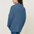 thumbnail image 6 of UQJfacai Girls Cardigan Kids Fuzzy Sherpa Long Sleeve Open Front Sweater Lightweight Soft Outerwear Coat with Pockets 5-14 Years, 6 of 6