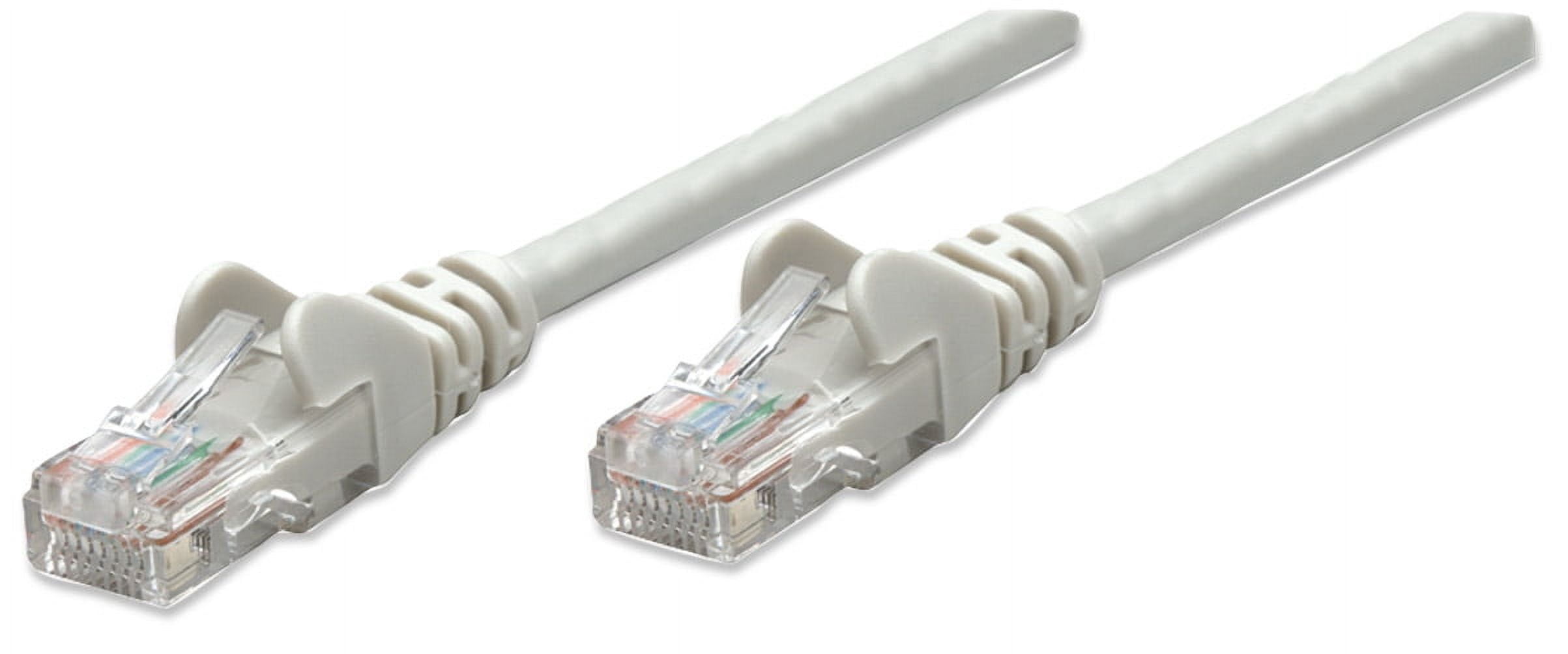 Intellinet Network Cable, Cat6, UTP, 100% Copper, 25 ft., Gray