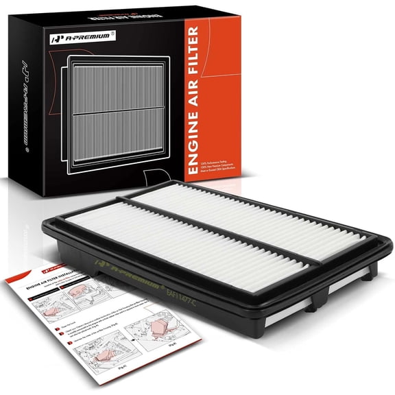A-Premium Engine Air Filter Compatible with Acura TLX 2015-2020 & Honda Accord 2013-2017, V6 3.5L, Rigid Panel, Replace# 172205G0A00