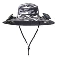 thumbnail image 1 of HLONK Detachable Solar-Powered Fan Hat with Dual Propulsion Cooling - Large Brim Sun Protection  Breathable Textile Material  Machine Washable for Men‘s Outdoor Hiking  Fishing & Camping, 1 of 7