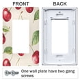 thumbnail image 3 of Yayeee Rocker Switch Wall Plate 3-Gang 6.5"x4.6" Home Decorative Outlet Cover, Watercolor Cherry, 3 of 6
