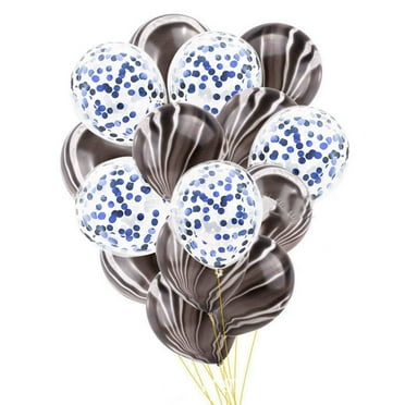 Party Balloons Pack of 15, Confetti Balloon, 12 Inch Balloons Decorations Set