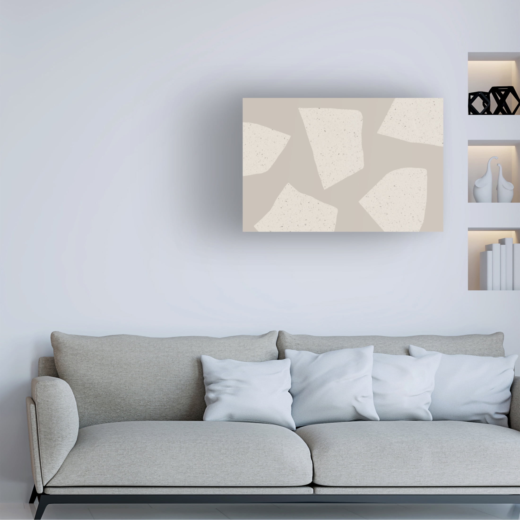 Trademark Fine Art uplusmestudio Big Terrazzo Canvas Wall Art