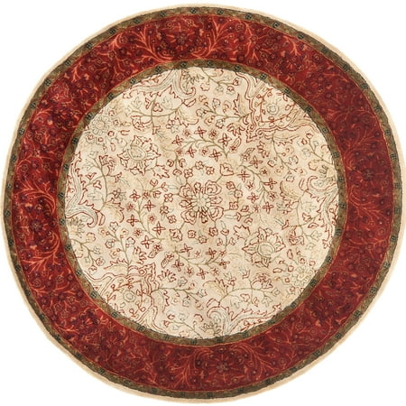 Heriz Persian Wool Area Rug - Safavieh Persian Legend Leandre Hand Tufted New Zealand Wool Area Rug, Ivory and Rust