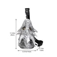 thumbnail image 3 of Jiibva 3D Dragon Head Crossbody Bag Vintage Casual Shoulder Bag Fashion Zipper Shoulder Bags Universal Handbags Purse, 3 of 7