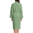 thumbnail image 4 of Plus Size Robe for Women Fluffy Loungewear Oversized Hooded Women's Robes Bath Womens Bathrobe Green, 4 of 7