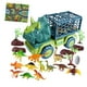 thumbnail image 2 of Camión de transporte, juguetes de dinosaurios con figuras de dinosaurios y jaula, coche de dinosaurio extraíble para pequeños, regalo de cumplea Estilo F Sunnimix Camiones de dinosaurios, 2 of 8