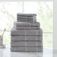 thumbnail image 5 of 10 Piece Towel Set 100% Cotton Bath Towels Hand Towels Wash Soft Absorbent, 5 of 10