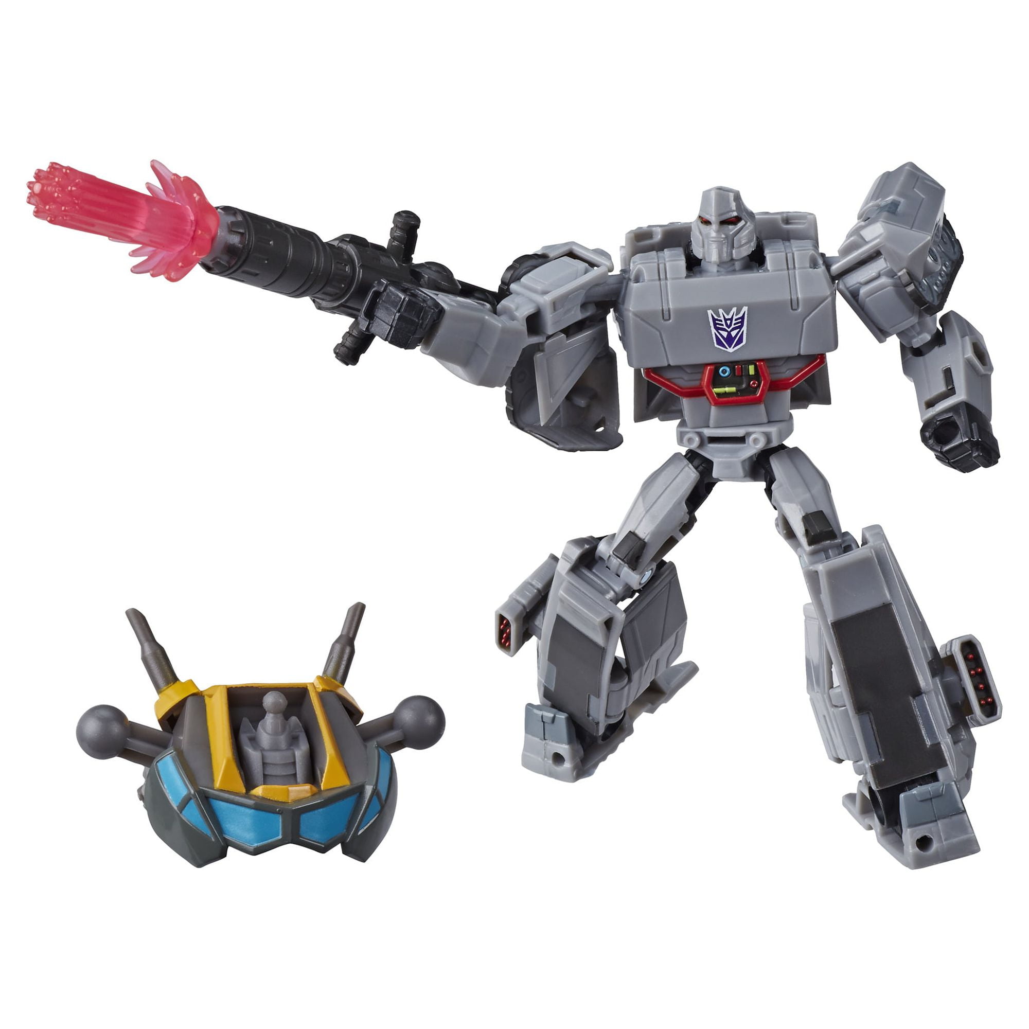Transformers Bumblebee Cyberverse Kids Megatron Action Figure, Plastic Multicolor, 6" x 5"