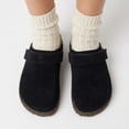 thumbnail image 3 of Cushionaire Boulder Genuine Leather Clogs for Women, Slingback Slip On Shoes with Adjustable Swivel Back Strap and Memory Foam Footbed, 3 of 20