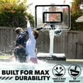 thumbnail image 3 of GoSports Splash Hoop LEGEND Pool Basketball Hoop Game with Water Weighted Base, Adjustable Height, and Regulation Steel Rim - Black, 3 of 6