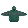 thumbnail image 6 of XIAONU Women's "I Love You This Much" Graphic Hoodie Oversized Pullover Hoodie with Quote Print Casual Comfortable Hooded Sweatshirt with Pocket, 6 of 6
