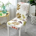 thumbnail image 5 of Stretch Fit Dining Chair Covers Set with Elastic Band - Washable Slipcovers for Kitchen and Restaurant Seats - Decorative Fabric Protectors for Home Decor, 5 of 6