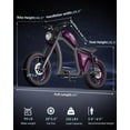 thumbnail image 4 of BIGNIU BG-X Electric Bike for Adults,740W Brushless Motor 48V/31.5Ah Up to 40 Miles E-Bike Front/Rear Turn Signal Dual Suspension Ebikes UL2849, 4 of 7