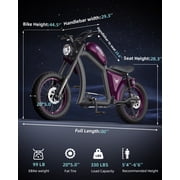 BIGNIU BG-X Electric Bike for Adults,740W Brushless Motor 48V/31.5Ah Up to 40 Miles E-Bike Front/Rear Turn Signal Dual Suspension Ebikes UL2849