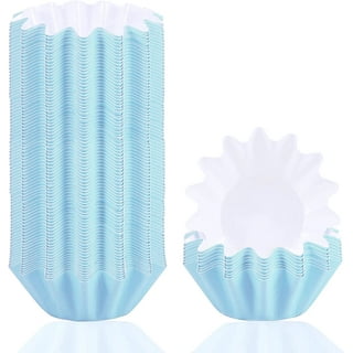 Cupcake Creations Light Blue Mini Baking Cups (60 Pack)