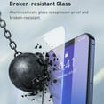thumbnail image 5 of For iPhone 12 Pro Max Screen Protector,Edge to Edge Protective For iPhone 12 Pro Max Glass Screen Protector - 3 Pack, 5 of 8