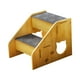 thumbnail image 3 of Escaleras de madera para mascotas, escalones para perros, suministros para mascotas, camas, rampas suaves para perros, escaleras para perros mayores,, 3 of 9