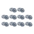 thumbnail image 1 of 10 juegos de botones a presión para coser, botones metálicos invisibles de 10 mm, broches de aleación de zinc, gris, 1 of 7