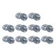 thumbnail image 1 of 10 juegos de botones a presión para coser, botones metálicos invisibles de 10 mm, broches de aleación de zinc, gris, 1 of 7