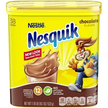 UPC 028000321956 product image for NESQUIK Chocolate Powder 1.16 lb. Tub | upcitemdb.com