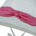 thumbnail image 4 of Cheers.US Baby Girls Sun Hats with Wide Brim Bowknot UV Sun Protection Infant Summer Beach Bucket Hat, 4 of 5