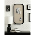 thumbnail image 2 of Kate and Laurel Hutton Transitional Wall Pinboard, 12 x 24, Black, Modern Rounded Rectangle Wall Organizer for Use as Cork Board, Vision Board, or Bulletin Board, 2 of 8