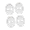 thumbnail image 2 of 4 fundas de silicona para cerradura de puerta de coche, repuestos protectores de coche, reducción de ruido, piezas de repuesto silenciosas,, 2 of 9