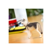 Safari Ltd. Gray Wolf Figurine - Realistic 4.8 Figure - Educational Toy for Boys, Girls, Kids Ages 3+