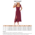 thumbnail image 4 of Vestido de Verano Sin Mangas para Mujer NikouMX con Lazo de Encaje y Aberturas Laterales, 4 of 4