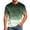 Green, variant on T Shirts for Man Gradient Color Graphic Printed Cotton Short Sleeve Round Neck Casual Street Fashion Daily Loose Fit Tops Mens Tops Green L