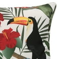 thumbnail image 3 of Tropicana Butterfly Outdoor Toucan Pillow 20 x 20 in Multi, 3 of 5