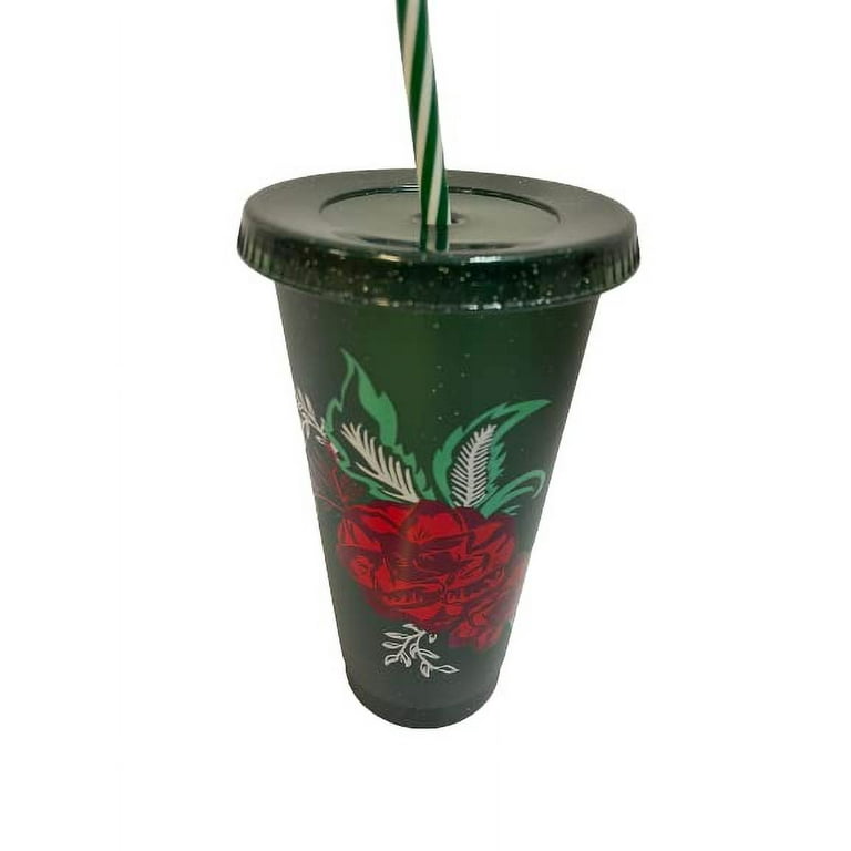 starbucks holiday red mug cup white lid plastic xmas christmas reusable  washable