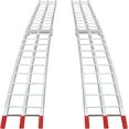 thumbnail image 3 of 2PCS 89'' x 11''Loading Ramp, 3000 Lbs Capacity Folding Ramp Aluminum Truck Ramps Portable Trailer Ramps for Motorcycles, Ebikes, Dirtbikes and ATVs, Heavy Duty Loading Ramps Ideal, 3 of 9