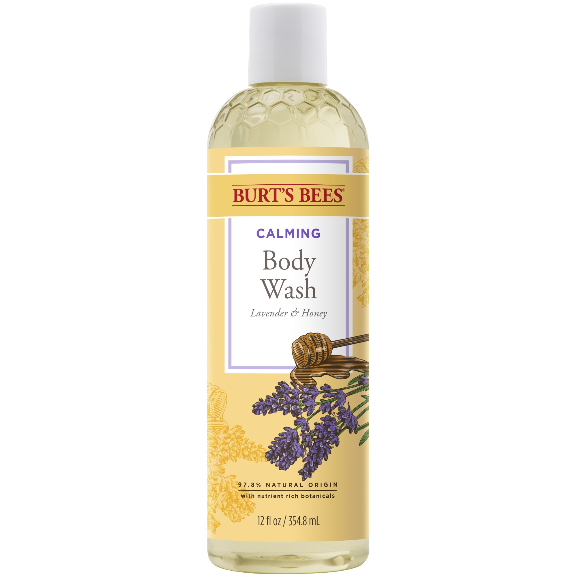 Burt's Bees Lavender and Honey Body Wash, 12 Oz
