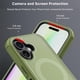 thumbnail image 5 of Funda Case MYBAT Maverick Mag clip para iPhone 17 - Verde con mica, 5 of 10