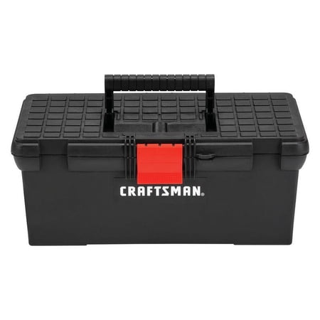 1PK Craftsman 16 in. Plastic Classic Tool Box 6.4 in. H Black