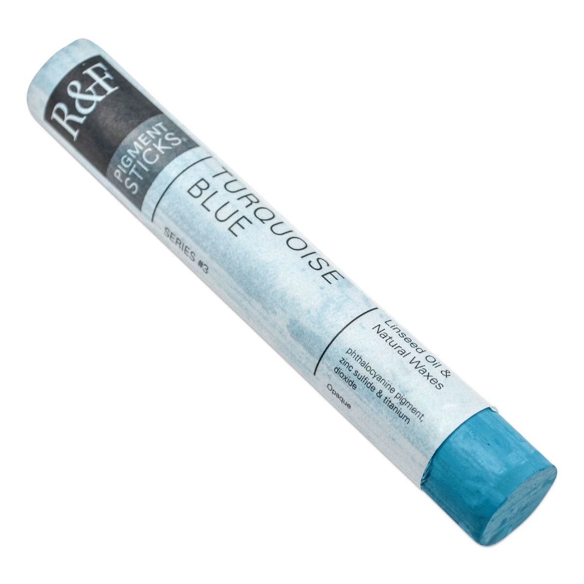 R&F Handmade Paints Pigment Stick, 38ml, Turquoise Blue